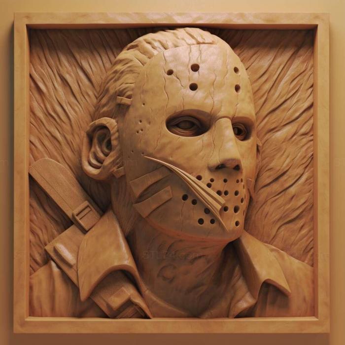 Characters (st jason voorhees 2, HERO_4222) 3D models for cnc